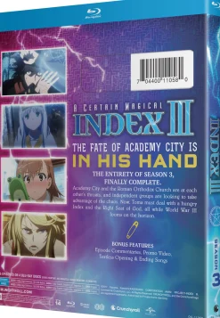 A Certain Magical Index III - Season 3 - Blu-ray
