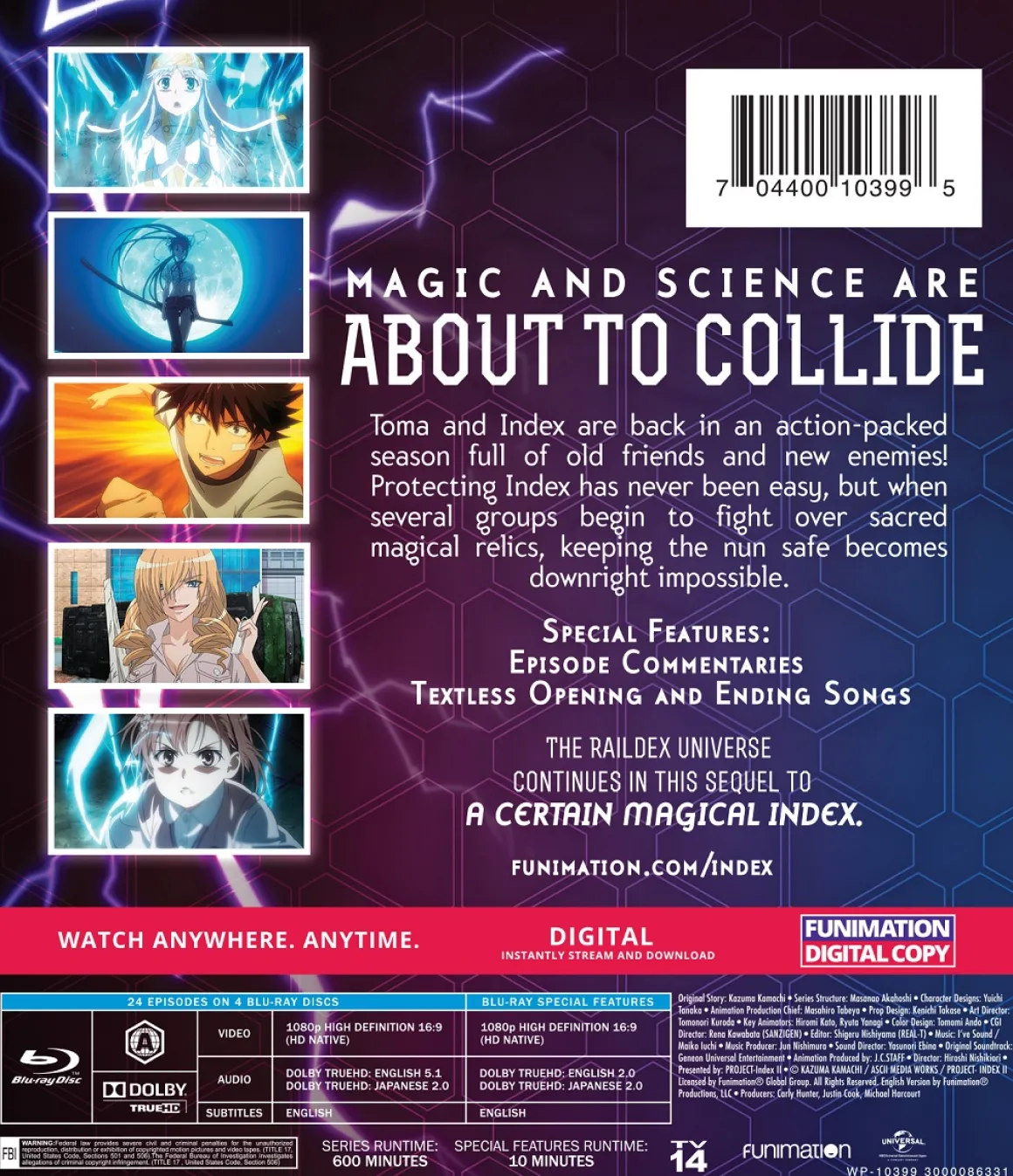 A Certain Magical Index II - Season 2 - Essentials - Blu-ray