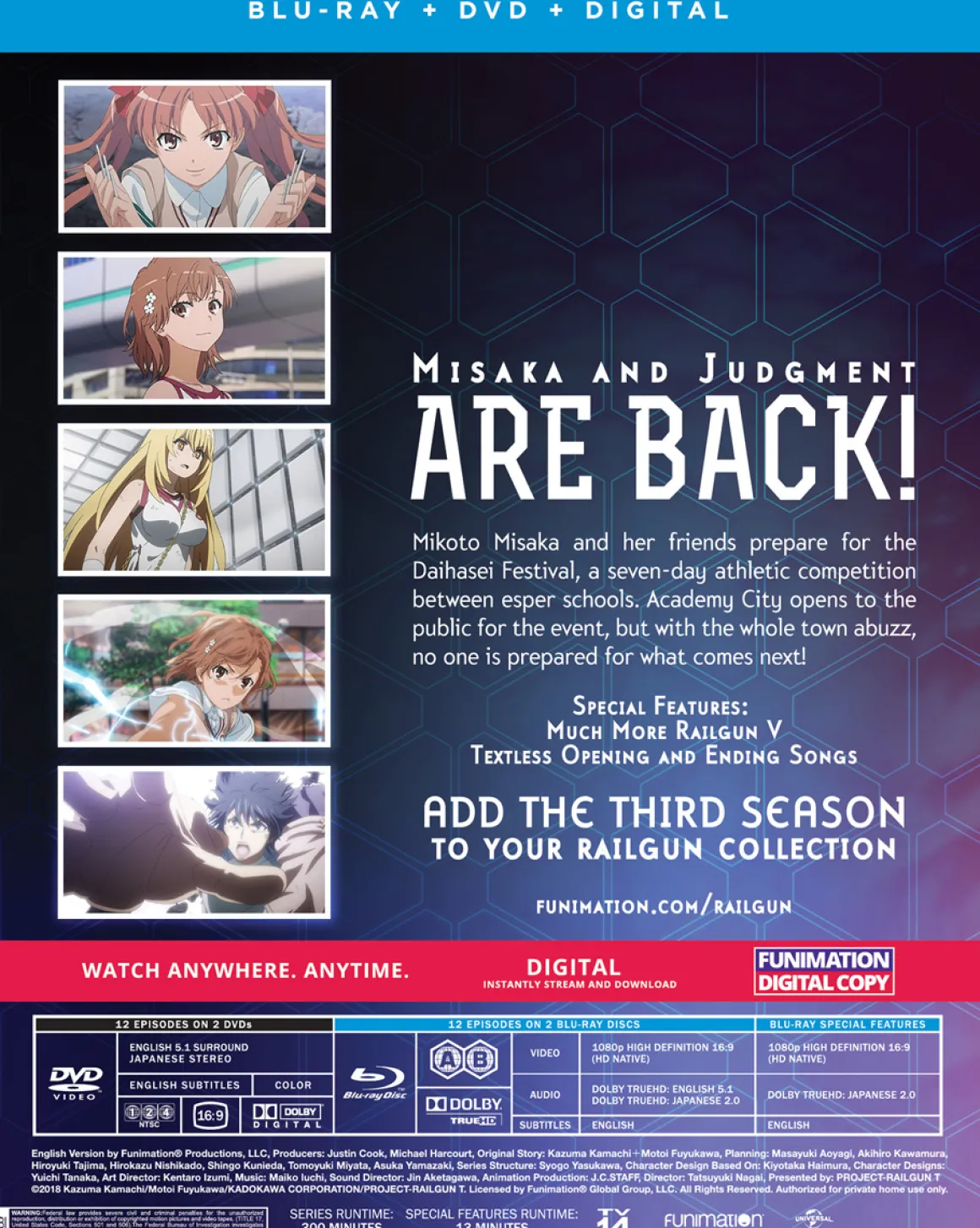 A Certain Scientific Railgun T - Part 1 - Blu-ray + DVD