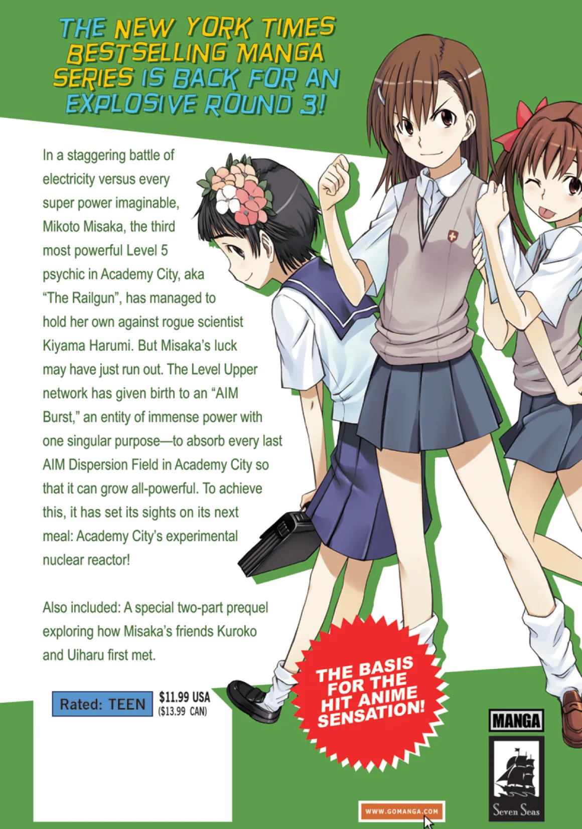 A Certain Scientific Railgun Manga Volume 3