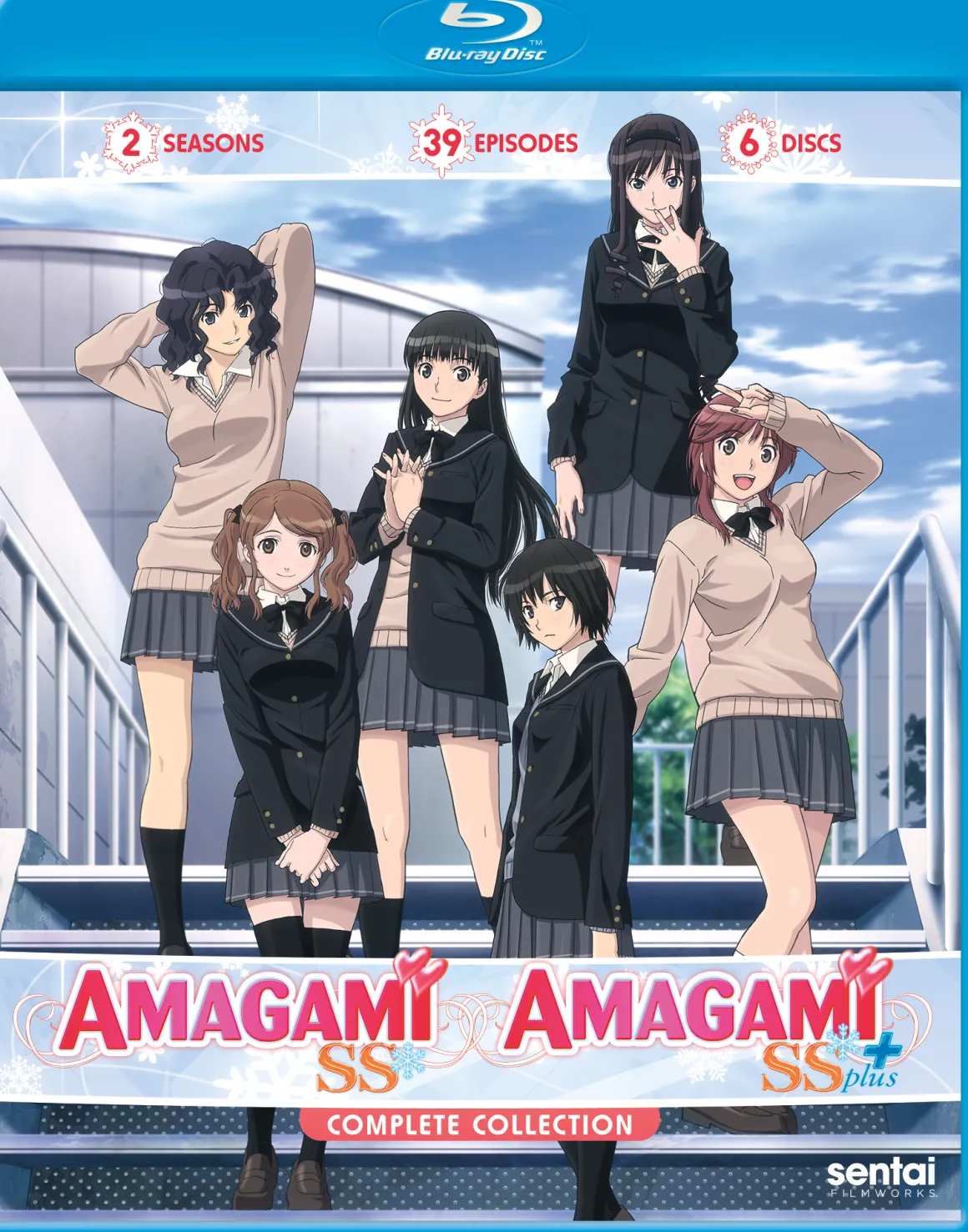Amagami SS and Amagami SS+ Complete Collection Blu-ray