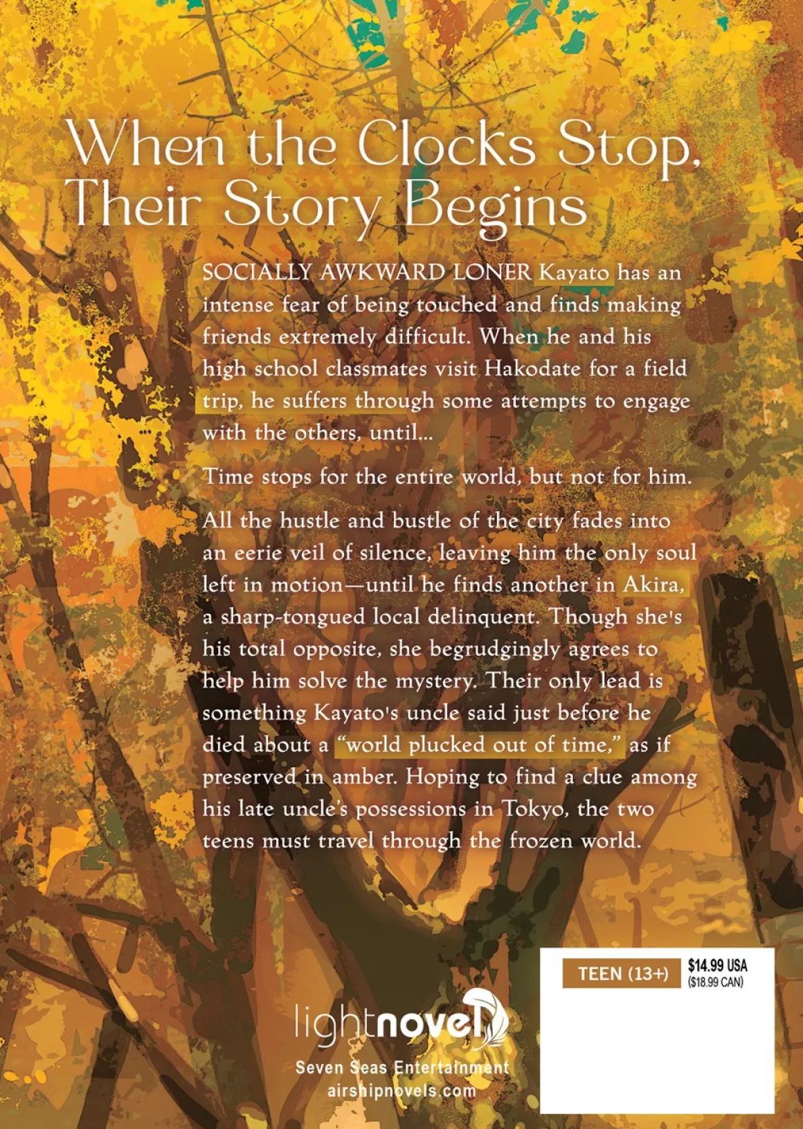 An Autumn in Amber, a Zero-Second Journey Novel