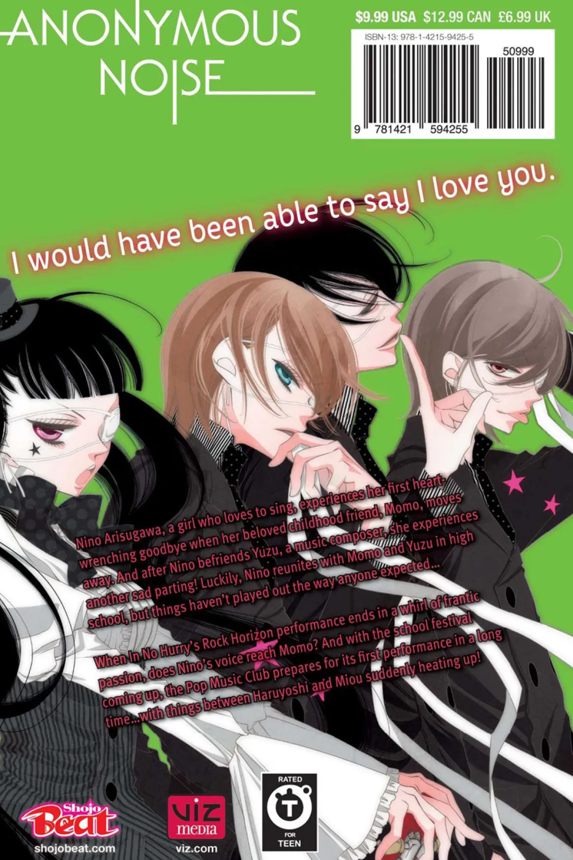 Anonymous Noise Manga Volume 6