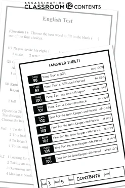 Assassination Classroom Manga Volume 12