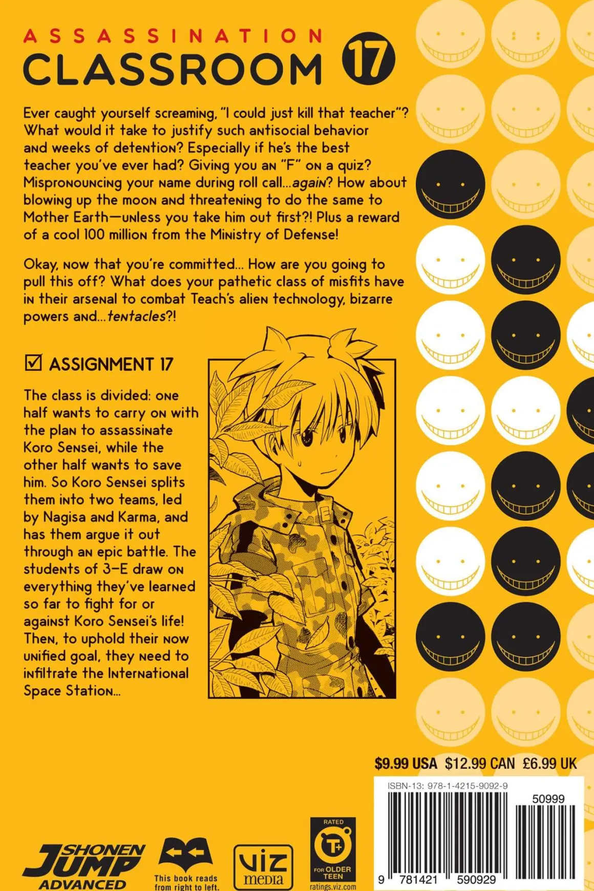 Assassination Classroom Manga Volume 17