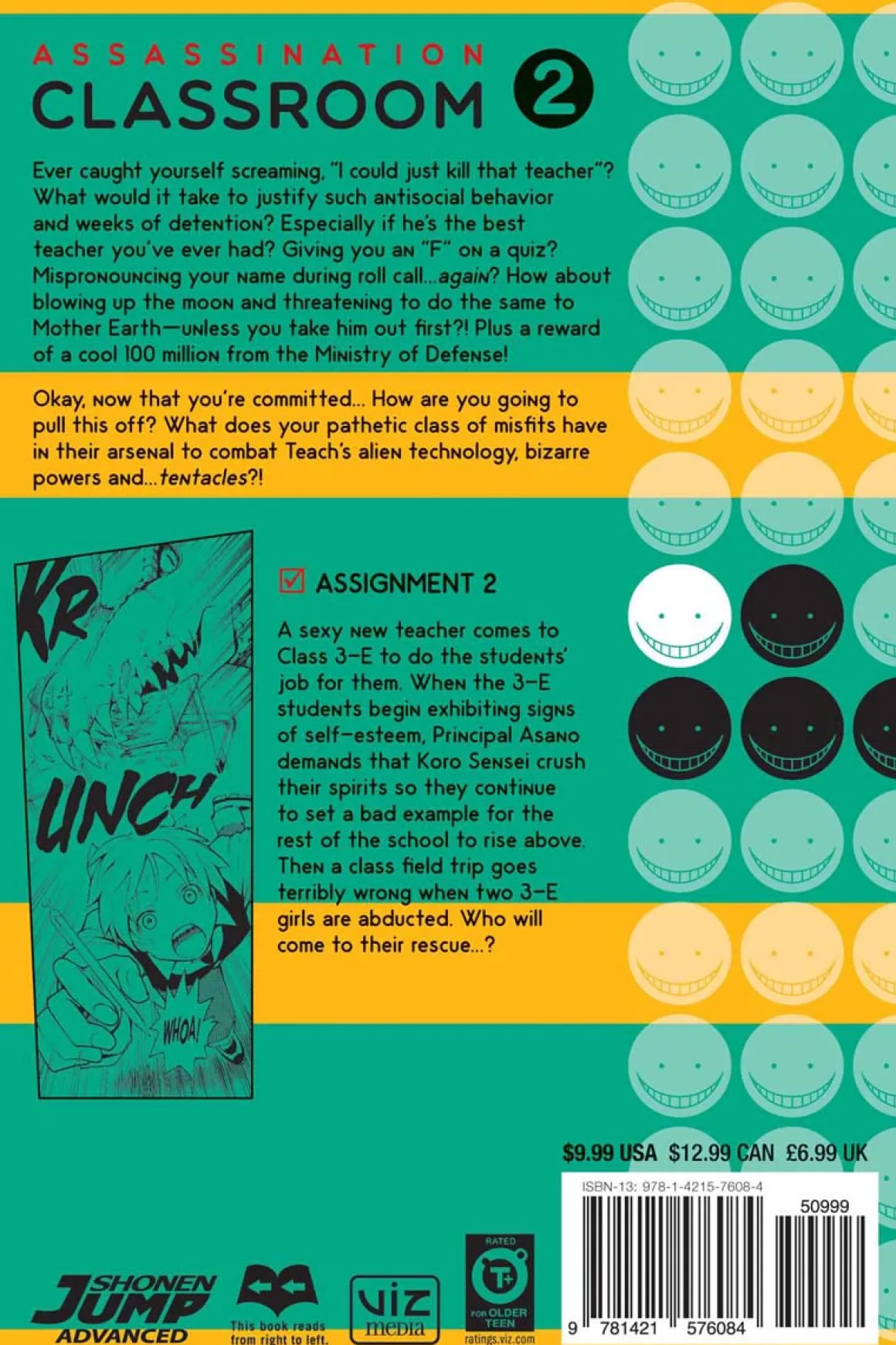 Assassination Classroom Manga Volume 2