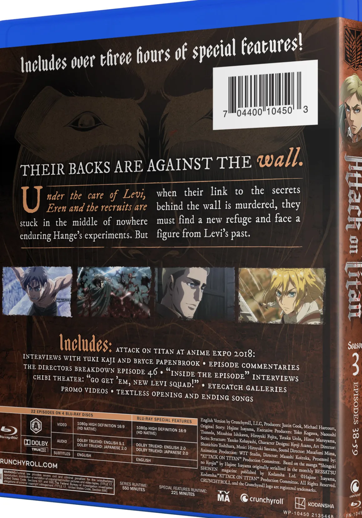 Attack on Titan - Complete Season 3 - Blu-ray