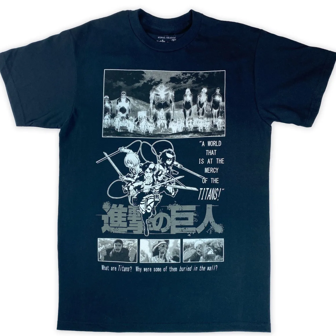 Attack on Titan - Mercy Of The Titans T-shirt - Crunchyroll Exclusive