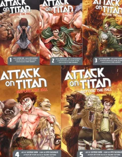 Attack on Titan Before the Fall Manga (1-5) Bundle