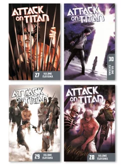 Attack on Titan Manga (27-30) Bundle