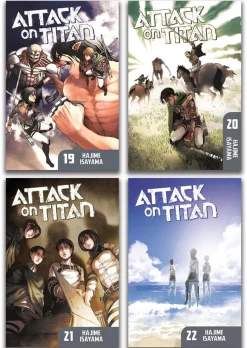 Attack on Titan Manga (19-22) Bundle