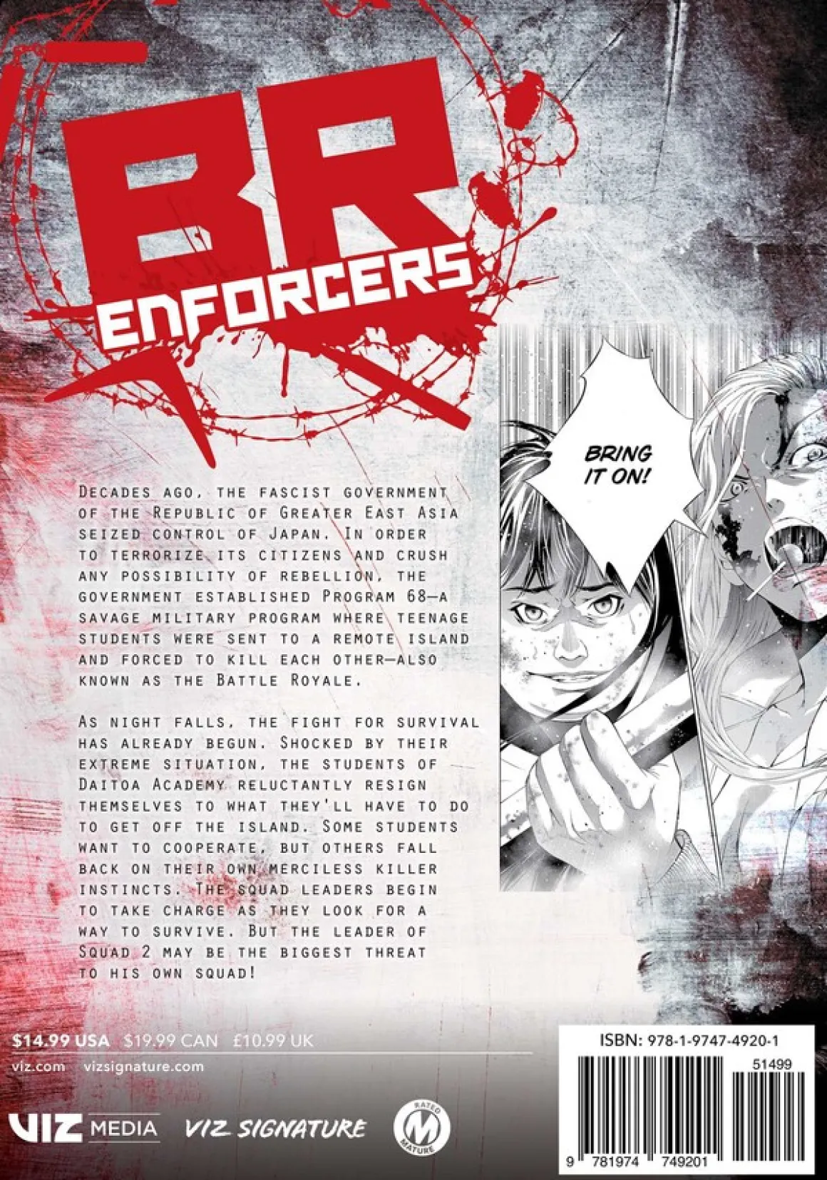 Battle Royale: Enforcers Manga Volume 2