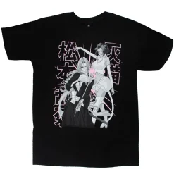 BLEACH - Rangiku and Haineko Kanji Short Sleeve T-Shirt