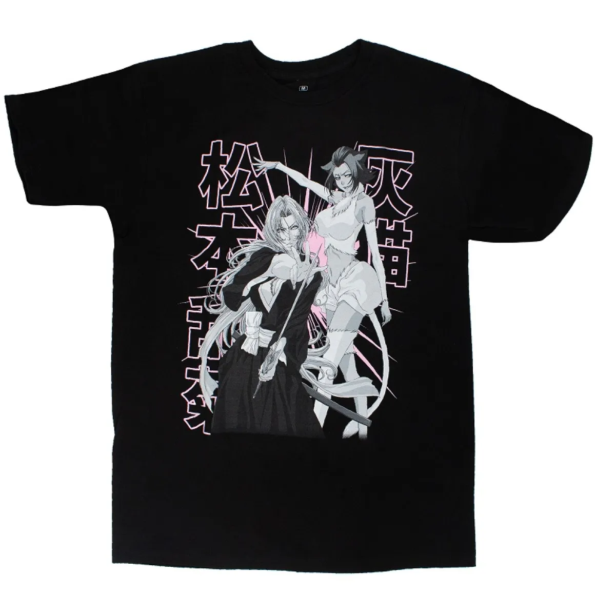 BLEACH - Rangiku and Haineko Kanji Short Sleeve T-Shirt