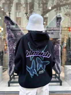 BLEACH - Rukia Soul Society Butterfly Fleece Hoodie - Crunchyroll Exclusive