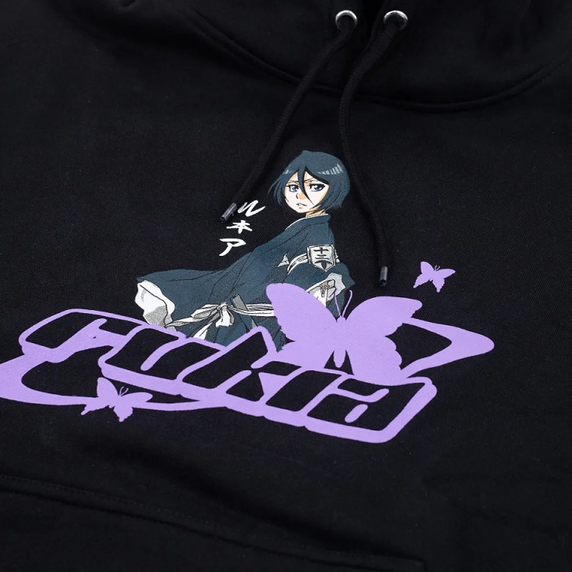 BLEACH - Rukia Soul Society Butterfly Fleece Hoodie - Crunchyroll Exclusive