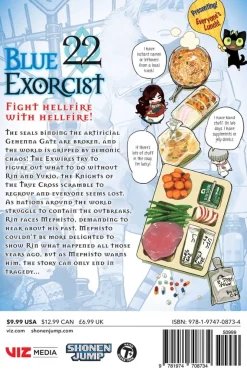 Blue Exorcist Manga Volume 22