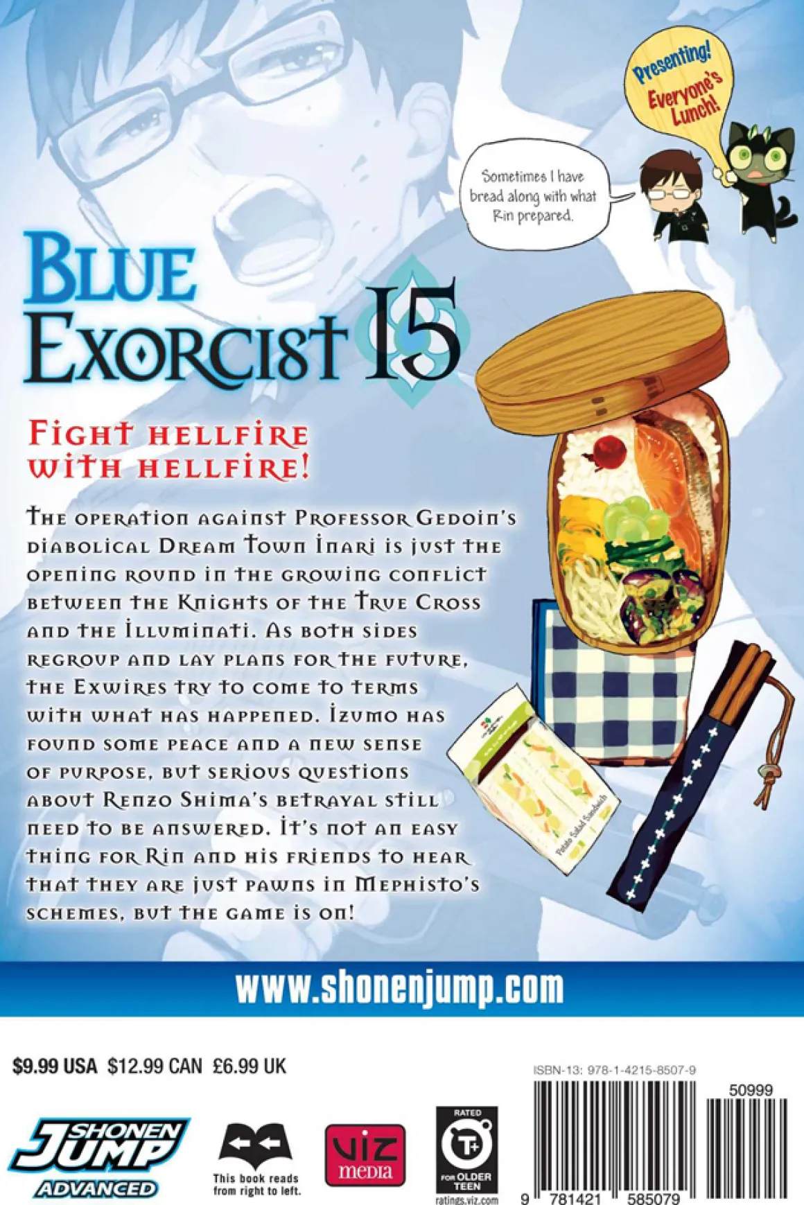 Blue Exorcist Manga Volume 15