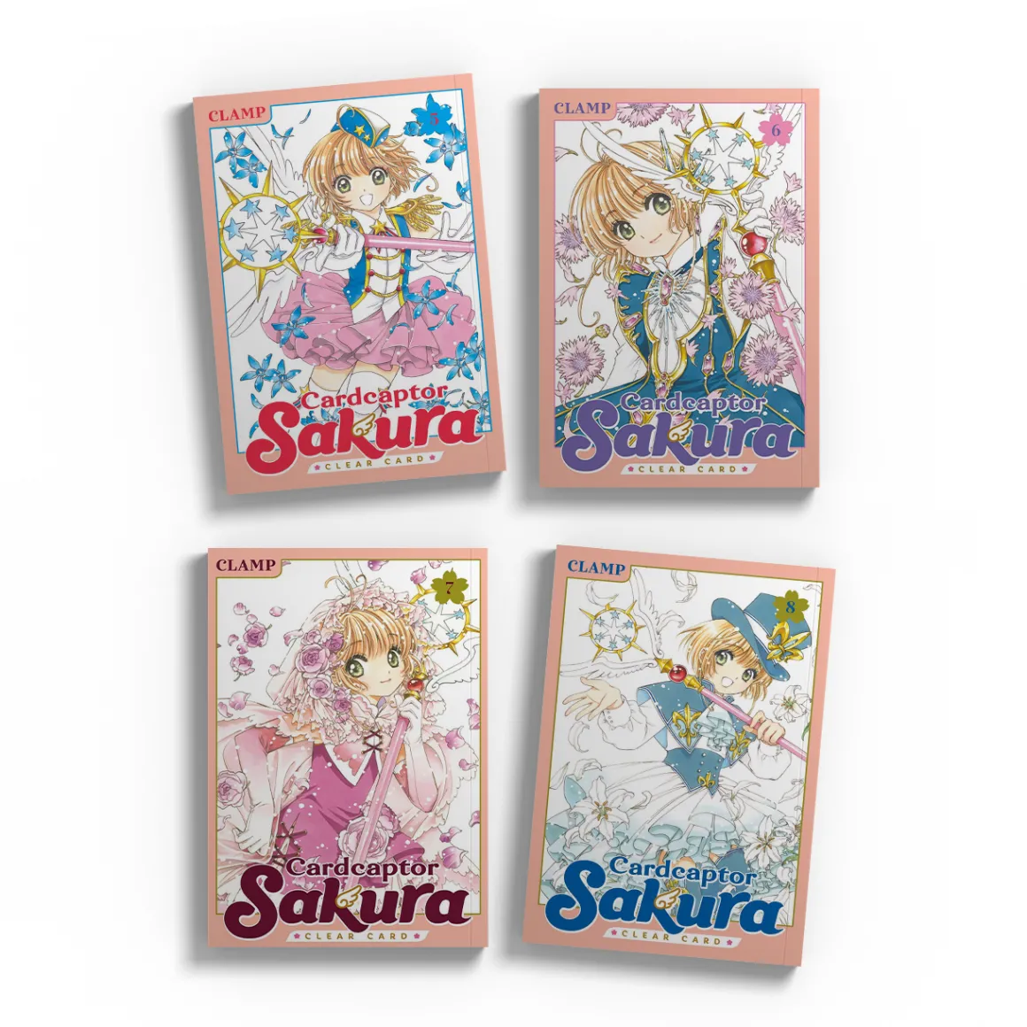 Cardcaptor Sakura Clear Card Manga (5-8) Bundle