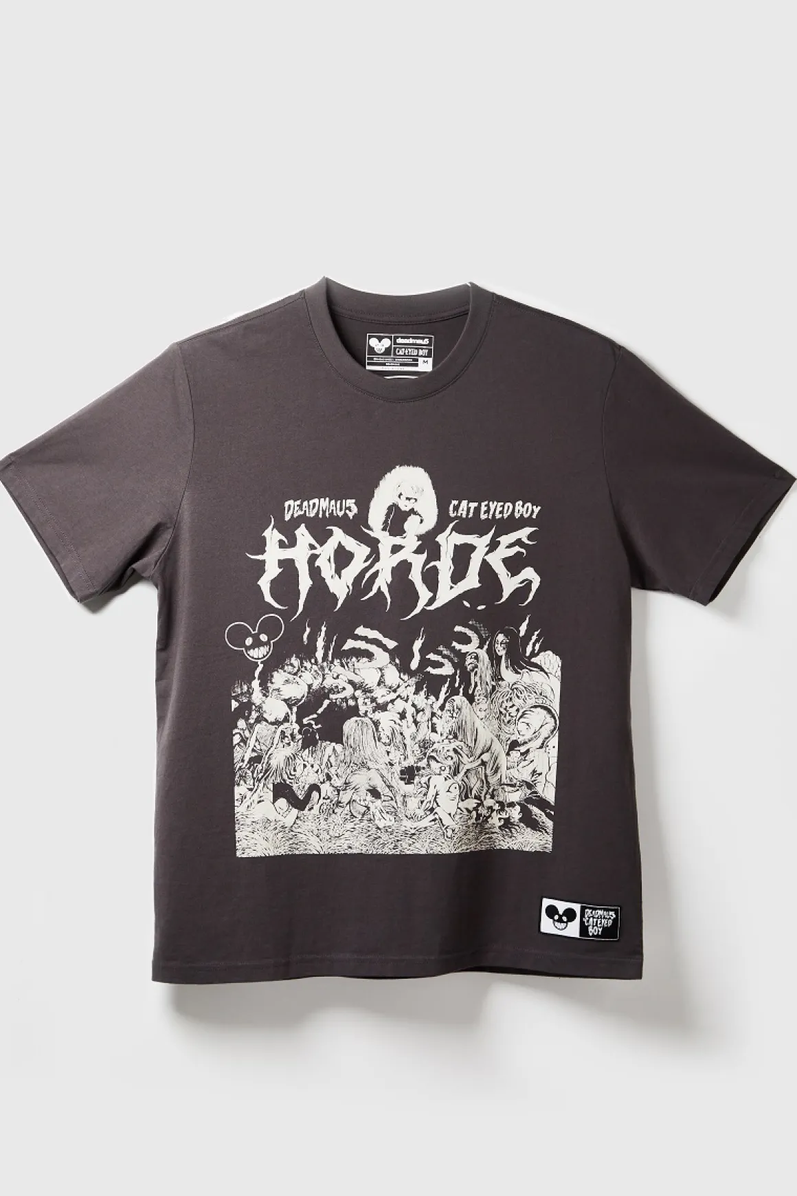 Cat-Eyed Boy x Deadmau5 Horde Distressed T-Shirt