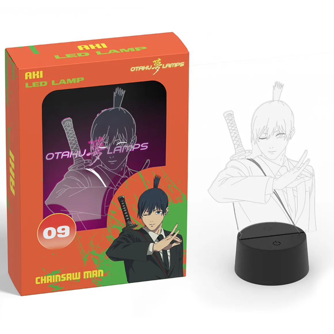 Chainsaw Man - Aki Otaku Lamp