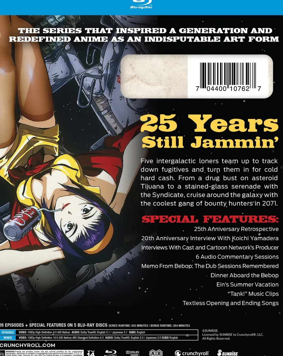 Cowboy Bebop 25th Anniversary Special Edition Blu-ray