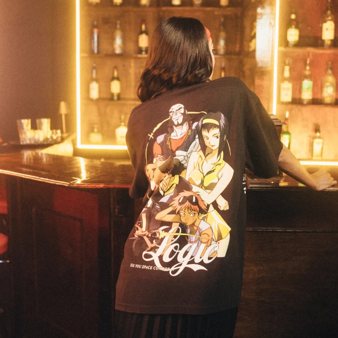 Crunchyroll x Logic x Cowboy Bebop - The Crew T-shirt - Crunchyroll Exclusive