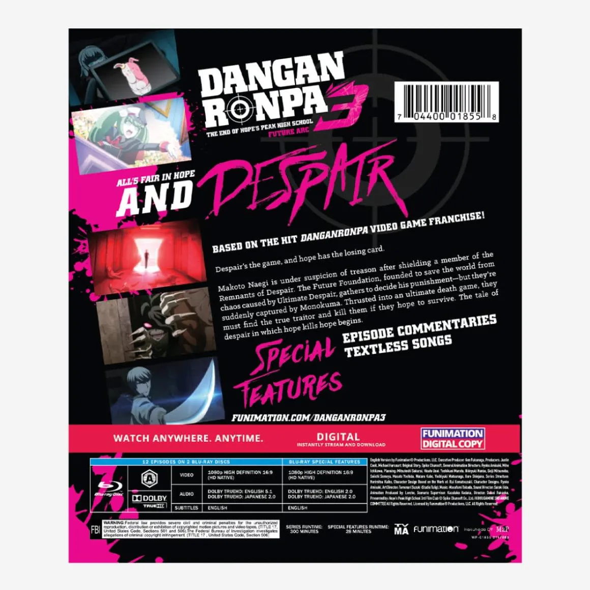 Danganronpa 3: The End of Hope's Peak High School Future Arc - Essentials - Blu-Ray