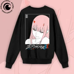 DARLING in the FRANXX - Zero Two Framed Bust Crew Sweatshirt - Crunchyroll Exclusive