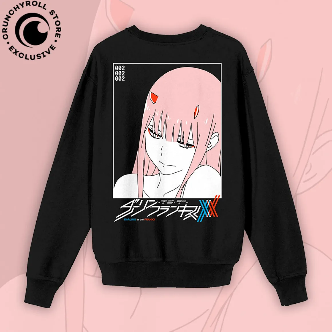 DARLING in the FRANXX - Zero Two Framed Bust Crew Sweatshirt - Crunchyroll Exclusive