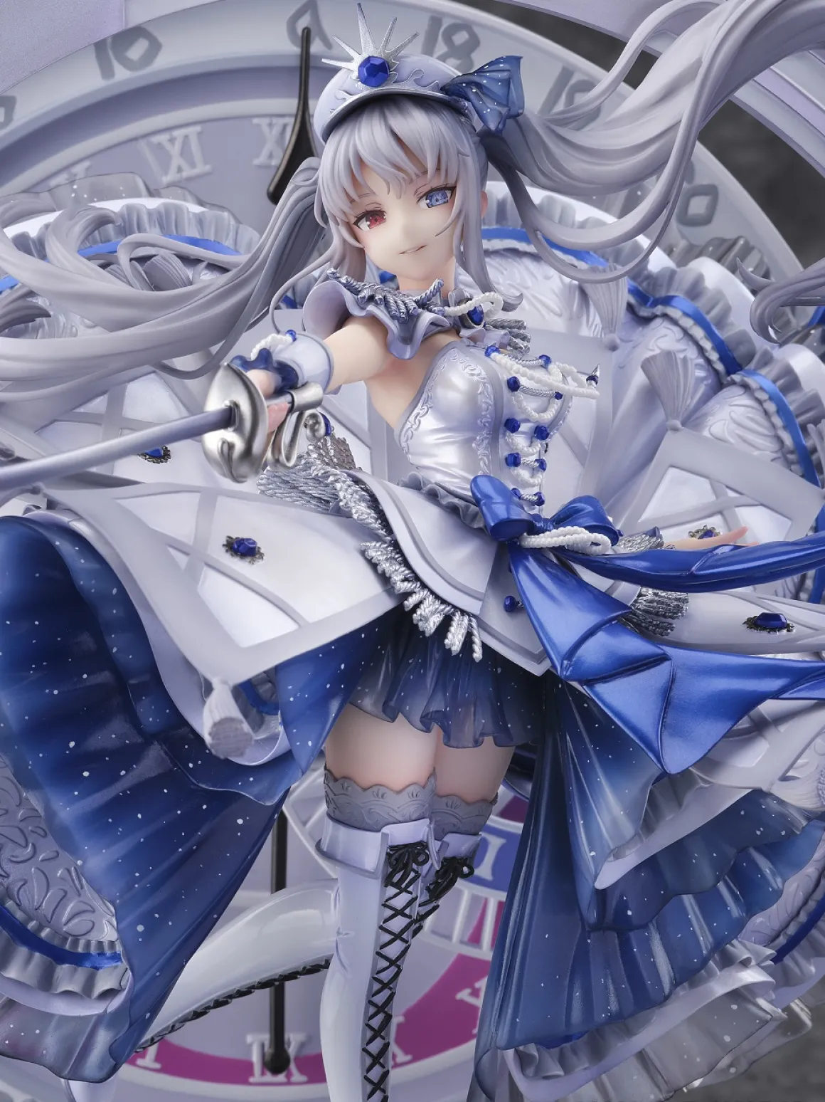 Date A Bullet - The White Queen Shibuya Scramble 1/7 Scale Figure (Royal Blue Sapphire Dress Ver.)