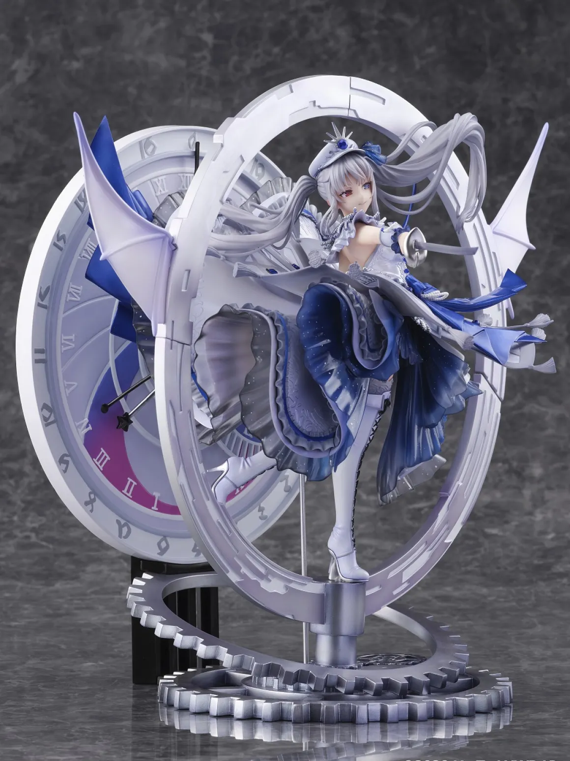 Date A Bullet - The White Queen Shibuya Scramble 1/7 Scale Figure (Royal Blue Sapphire Dress Ver.)