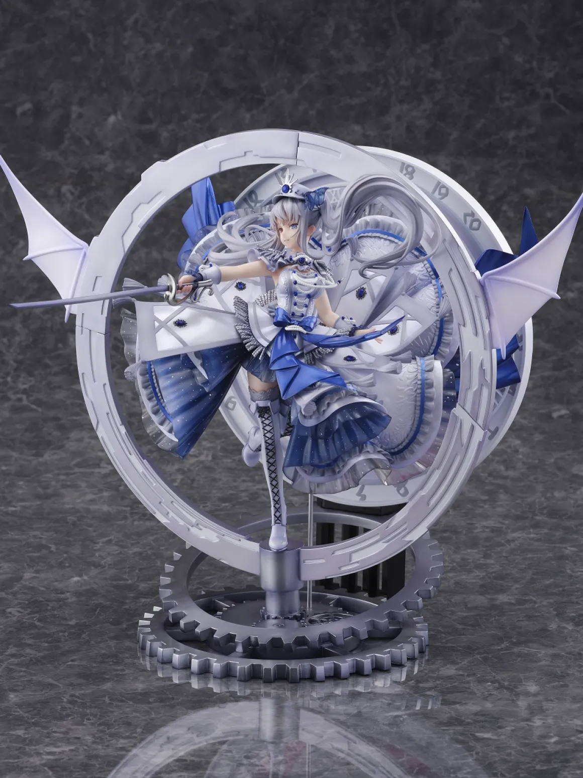 Date A Bullet - The White Queen Shibuya Scramble 1/7 Scale Figure (Royal Blue Sapphire Dress Ver.)