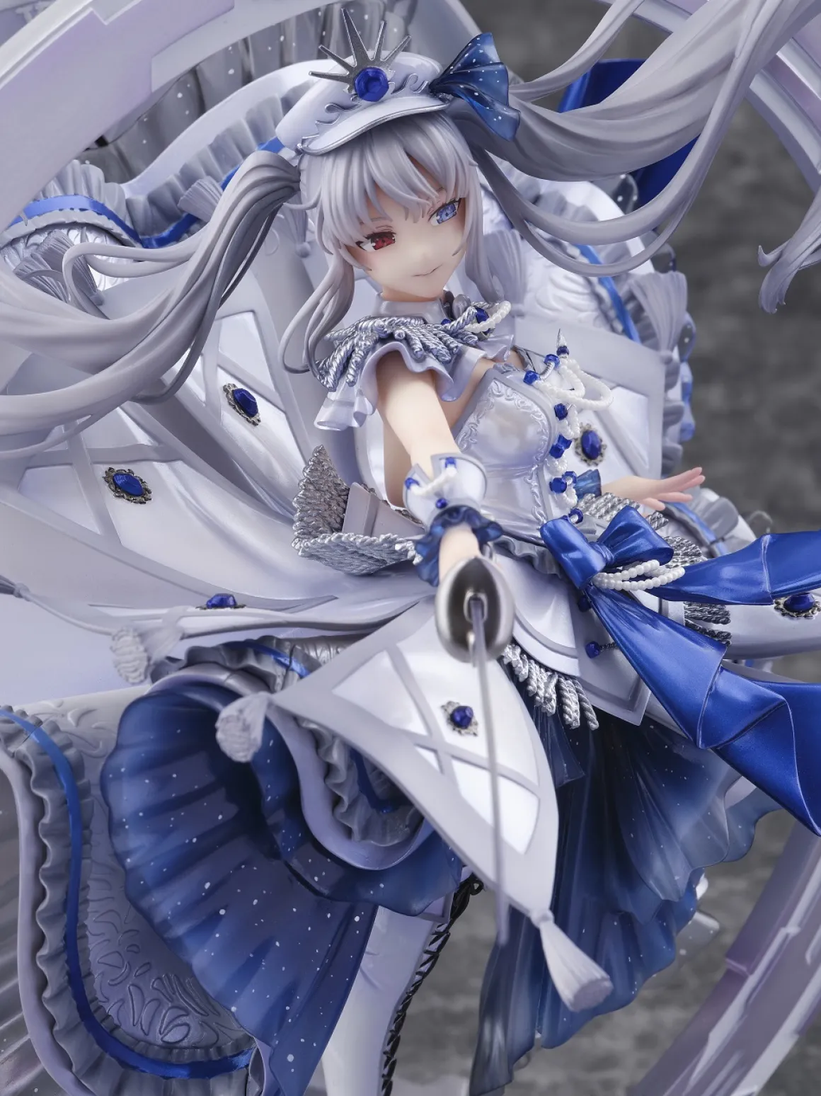 Date A Bullet - The White Queen Shibuya Scramble 1/7 Scale Figure (Royal Blue Sapphire Dress Ver.)