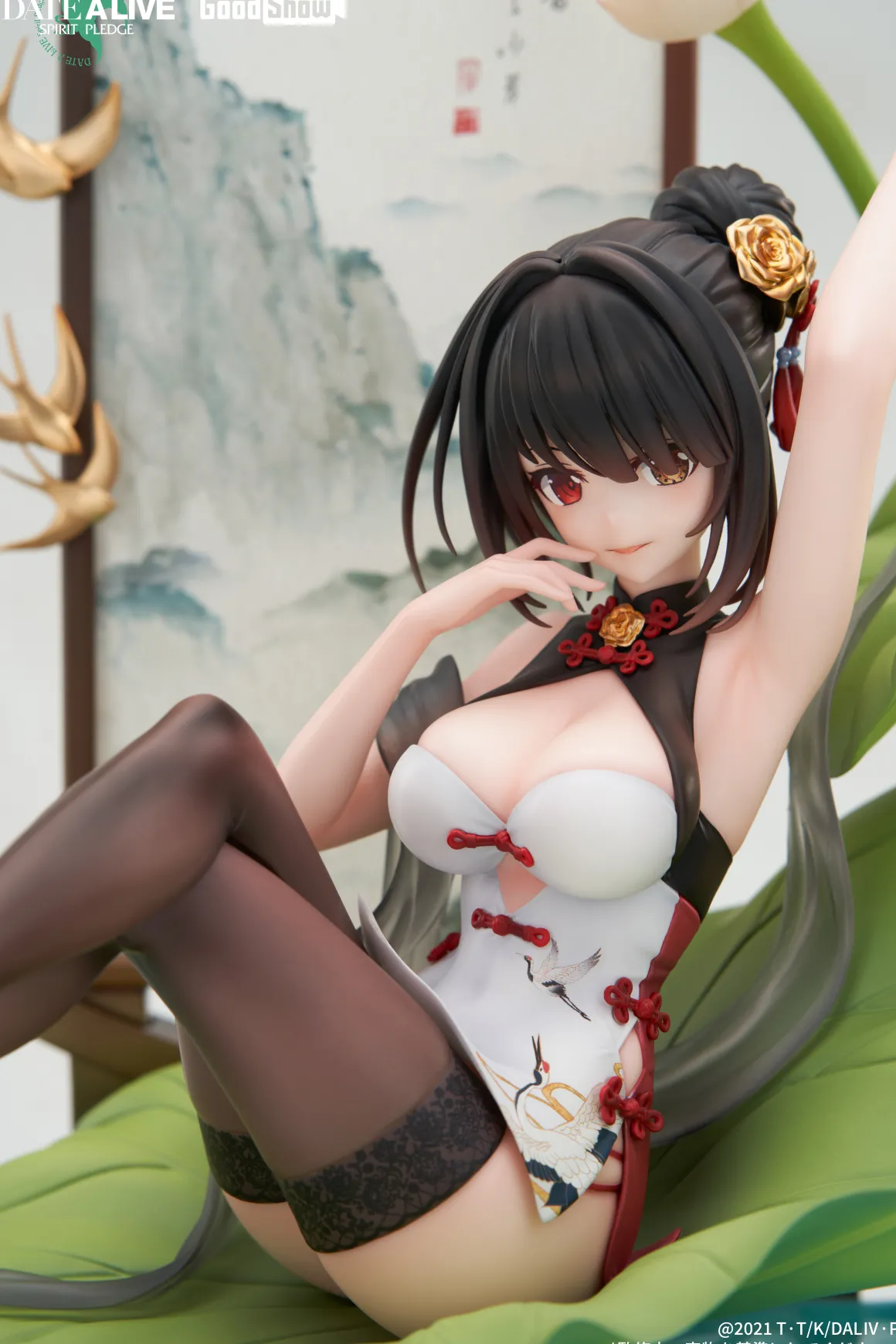 Date A Live Seirei Sairin - Kurumi Tokisaki 1/7 Scale FIgure (Sumi Black Chinese Dress Ver.)