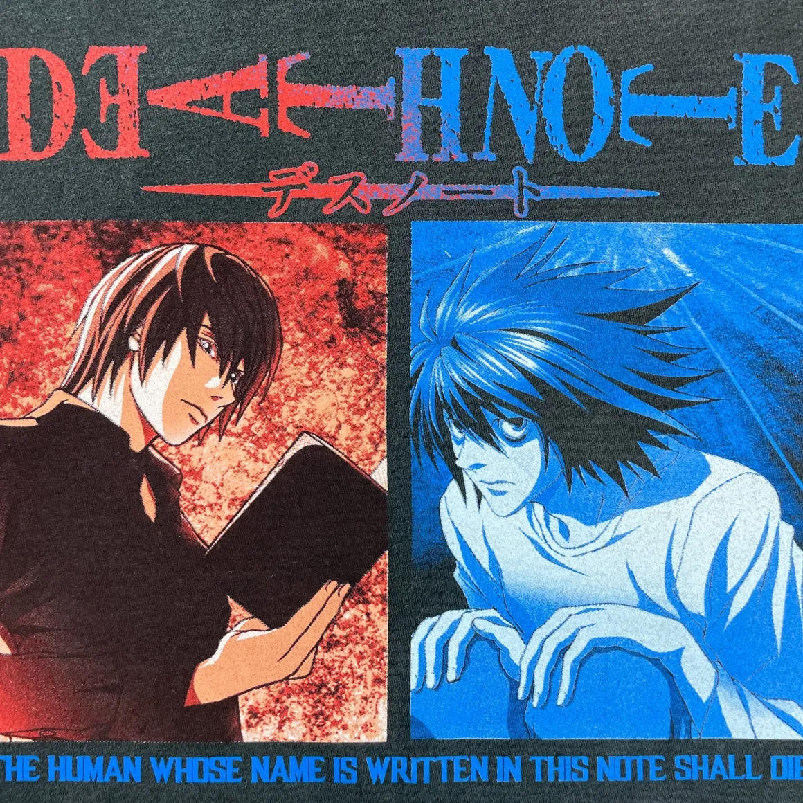 Death Note - Light and L T-shirt - Crunchyroll Exclusive