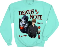 Death Note - Ryuk Light Apple Crew Sweatshirt - Crunchyroll Exclusive