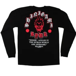 Death Note - Shinigami Ryuk Apples Long Sleeve T-Shirt