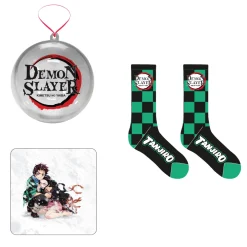 Demon Slayer: Kimetsu No Yaiba - Ornament and Sock Holiday Bundle