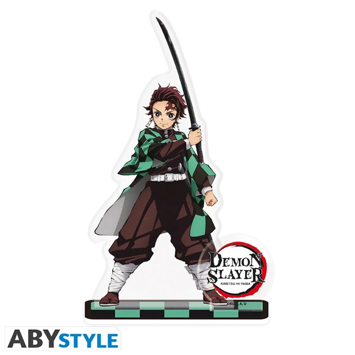Demon Slayer: Kimetsu no Yaiba - Tanjiro Kamado Acrylic Standee (Patterned Base Ver.)