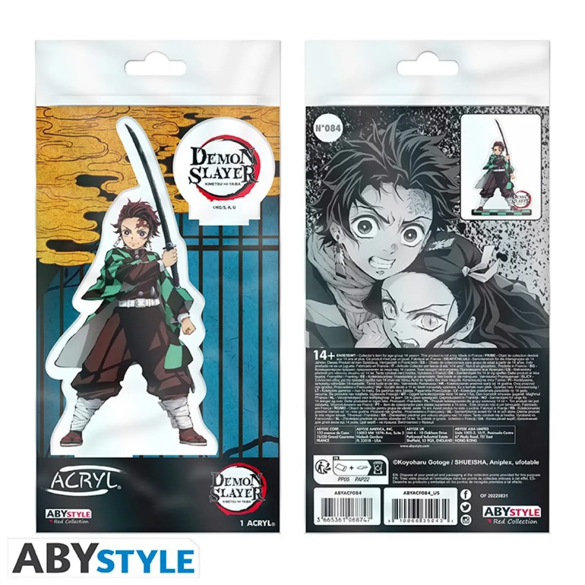 Demon Slayer: Kimetsu no Yaiba - Tanjiro Kamado Acrylic Standee (Patterned Base Ver.)