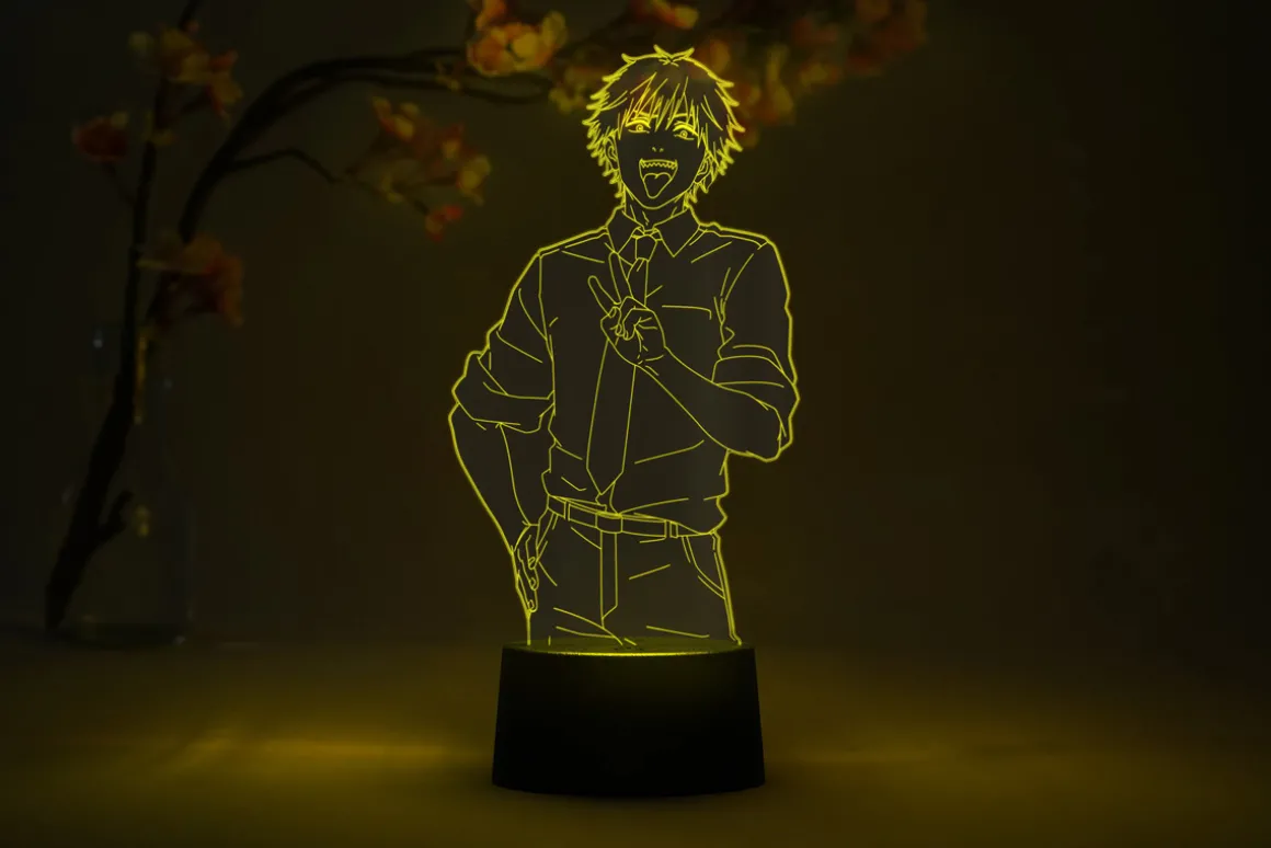 Denji Chainsaw Man Otaku Lamp