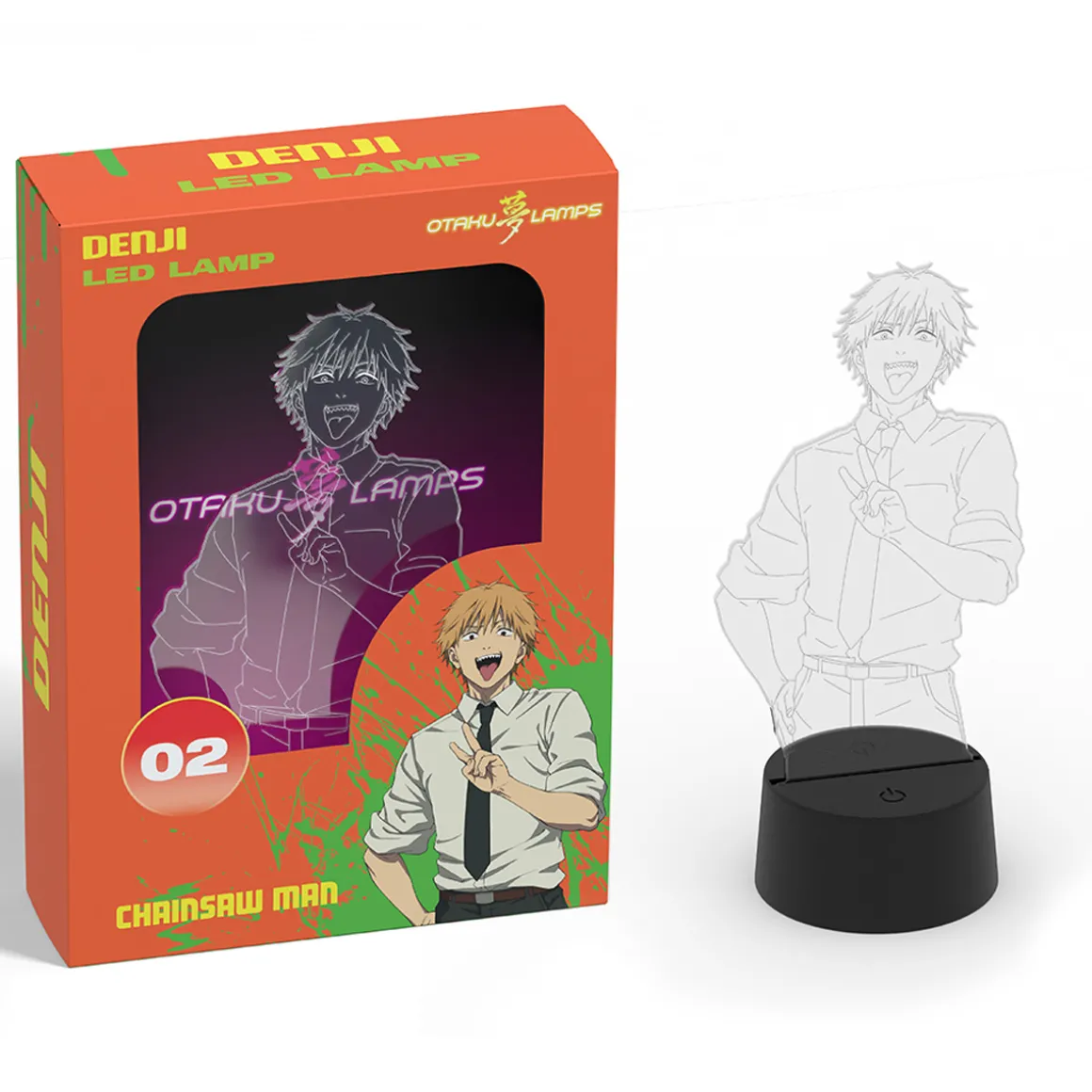 Denji Chainsaw Man Otaku Lamp