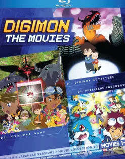 Digimon: The Movies - Movies 1-3 - Blu-ray