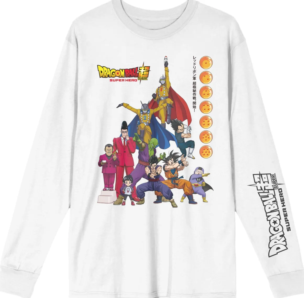 Dragon Ball Super: Super Hero - Group Poster Art Long Sleeve
