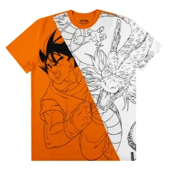 Dragon Ball Z - Goku & Shenron Split T-Shirt