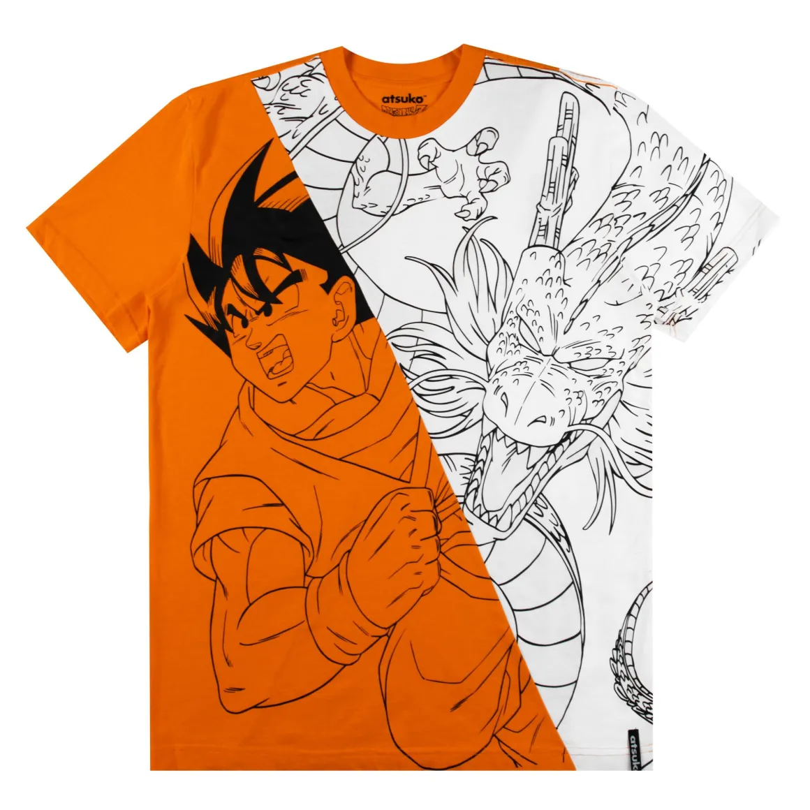 Dragon Ball Z - Goku & Shenron Split T-Shirt