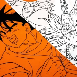 Dragon Ball Z - Goku & Shenron Split T-Shirt