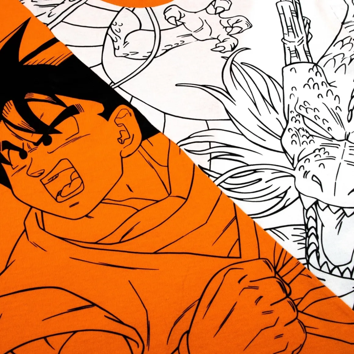 Dragon Ball Z - Goku & Shenron Split T-Shirt