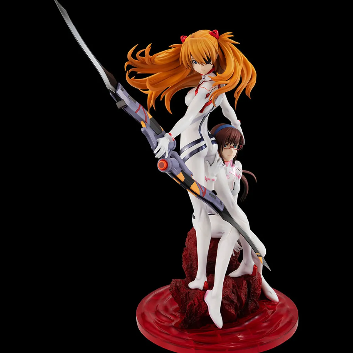 Evangelion 3.0+1.0 Thrice Upon a Time - Asuka Shikinami Langley & Mari Makinami Illustrious GEM Series Figure Set